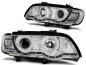 Preview: Xenon CCFL Angel Eyes Scheinwerfer für BMW X5 E53 Bj. 99-03 Chrom